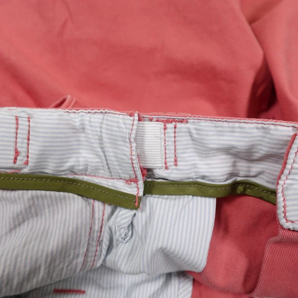 The Territory Ahead Mission‎ Comfort Chino Shorts Mens 36 Coral Hidden Elastic